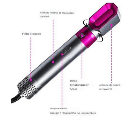 HOT AIR STYLER CEPILLO 5 - IN 1